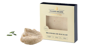 Envase y producto de la brandada de bacalao