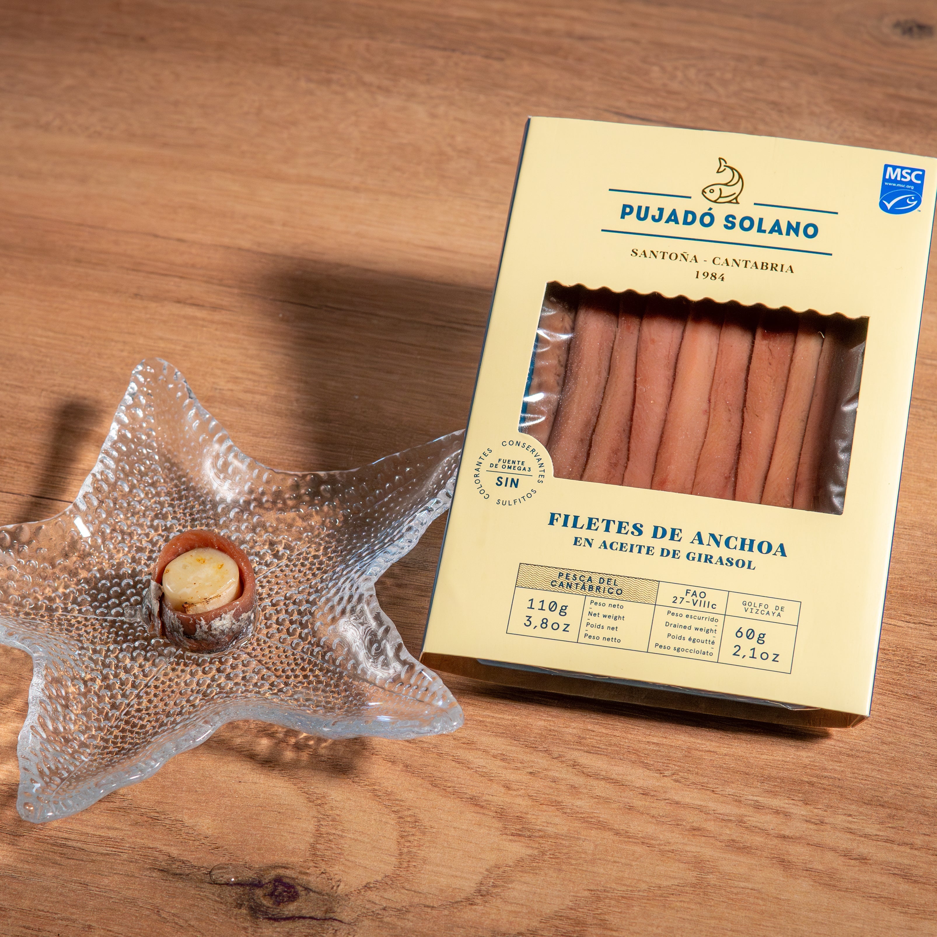 Tarrina de Anchoas del Cantábrico (110 g)