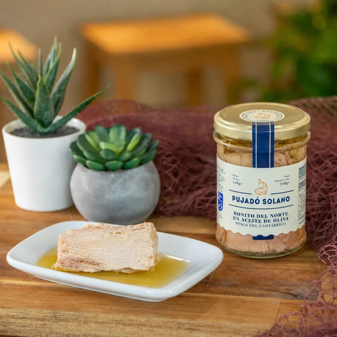 Tarro de Cristal de Bonito del Norte en Aceite de Oliva (210 g)