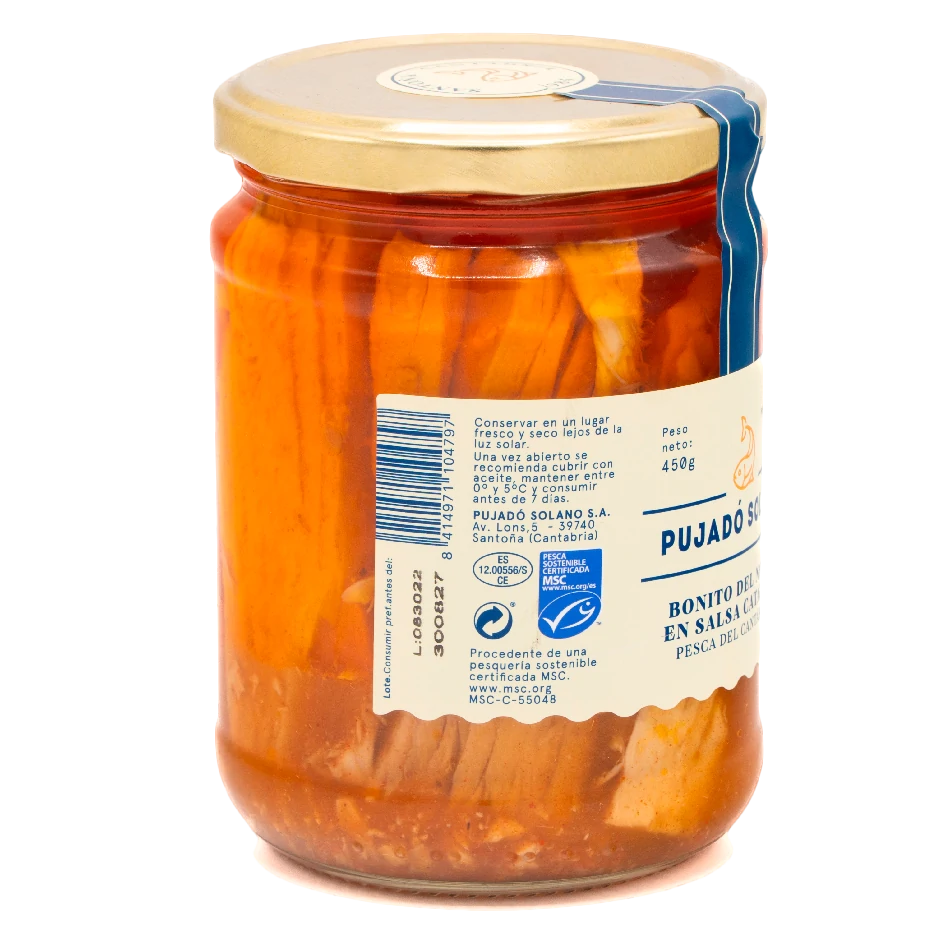 Tarro de Bonito del Norte en Salsa Catalana (450 g)