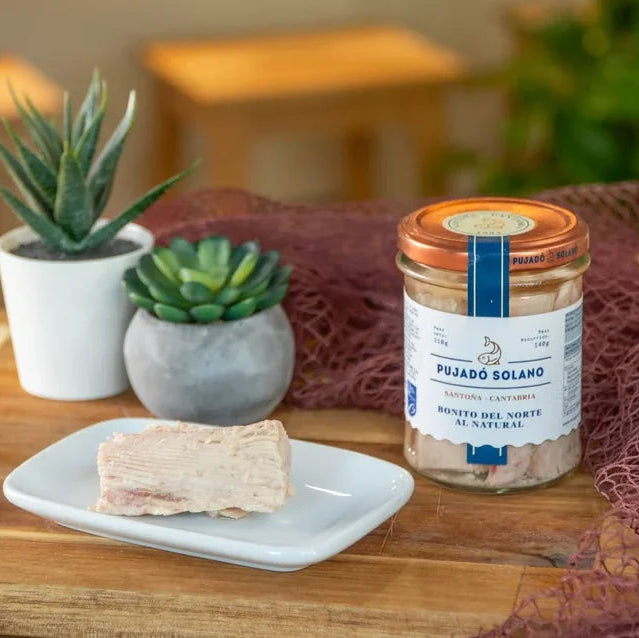 Tarro de Cristal de Bonito del Norte al Natural (210 g)