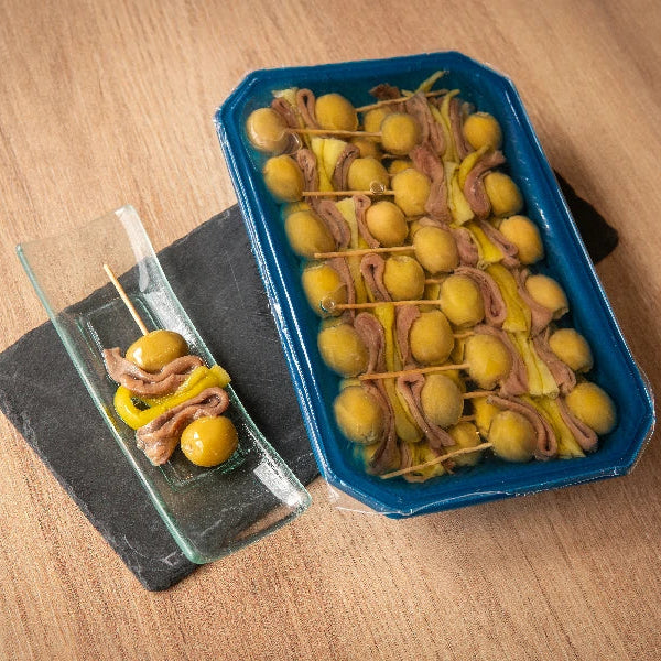 Tarrina de Gildas de Anchoa del Cantábrico (24 Piezas, 900 g)