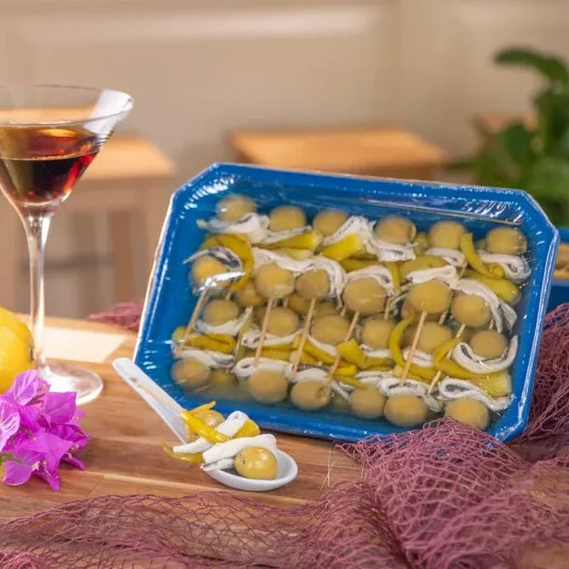 Tarrina de Gildas de Boquerón del Cantábrico (24 Piezas, 900 g)