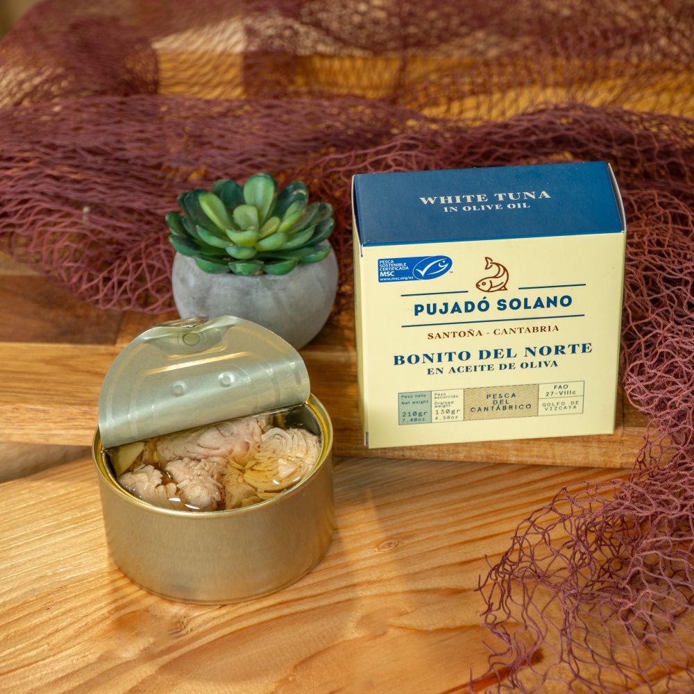 Lata de Bonito del Norte en Aceite de Oliva (210 g)