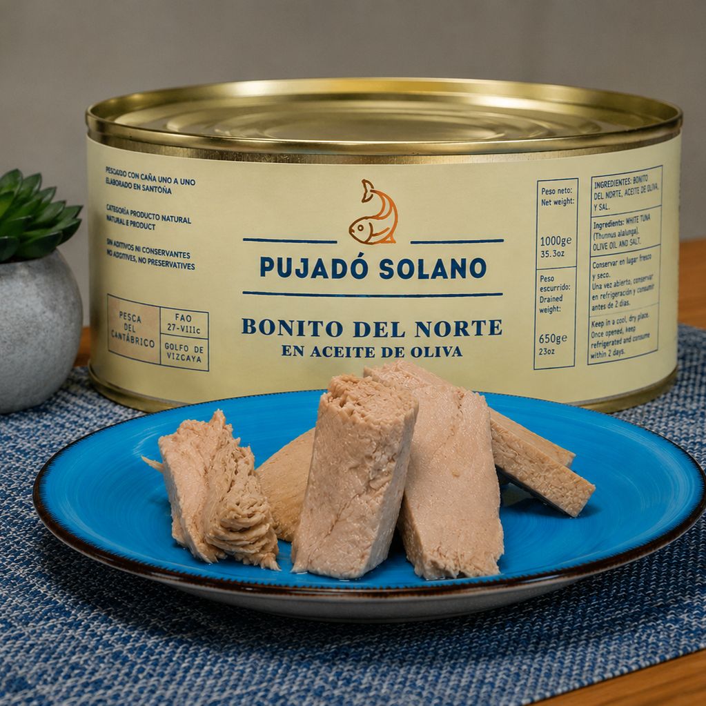Lata de Bonito del Norte en Aceite de Oliva (1000 g)