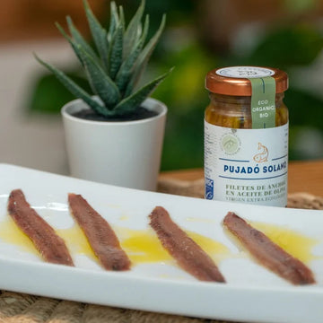 Tarro de Anchoas del Cantábrico en AOVE Ecológico (100 g)