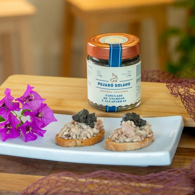 Tarro de Cristal de Tapenade de Anchoas y Alcaparras (120 g)