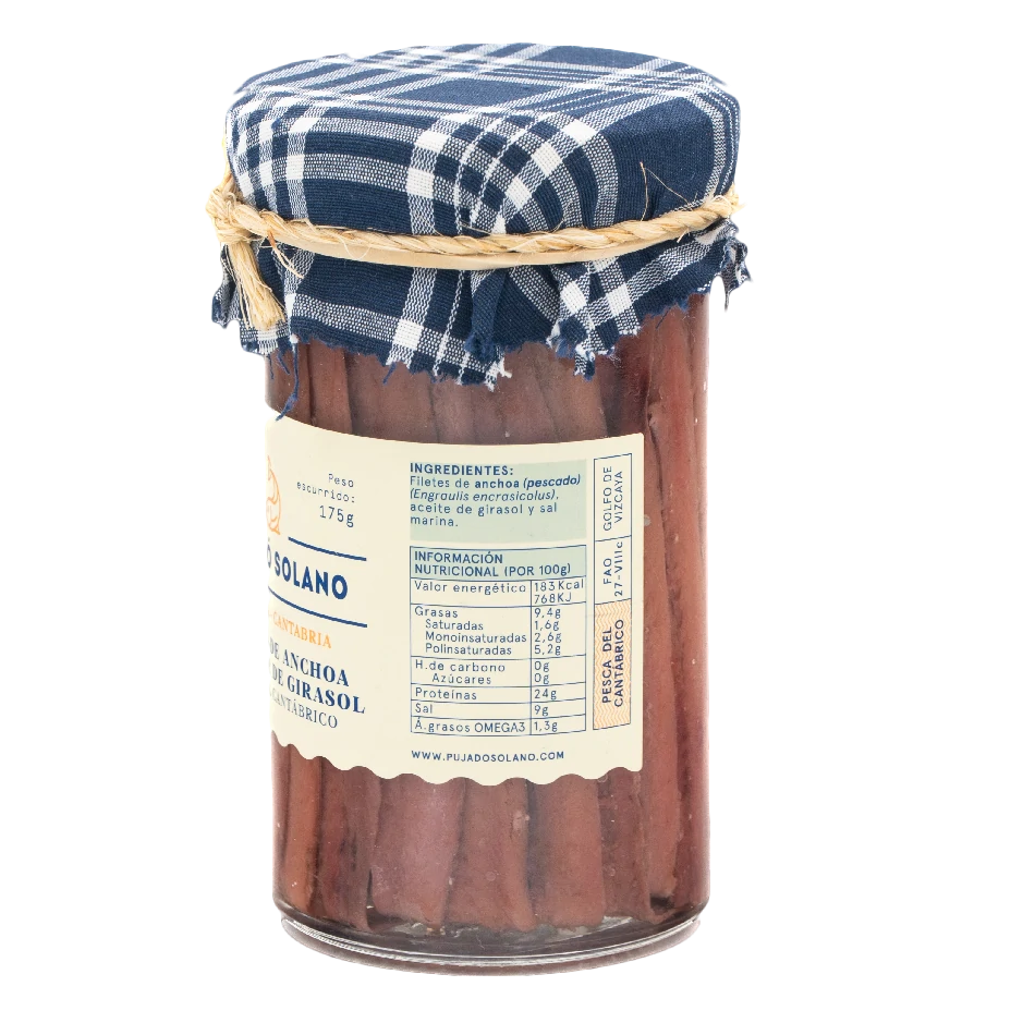 Tarro de Anchoas del Cantábrico "Marinero" (235 g)