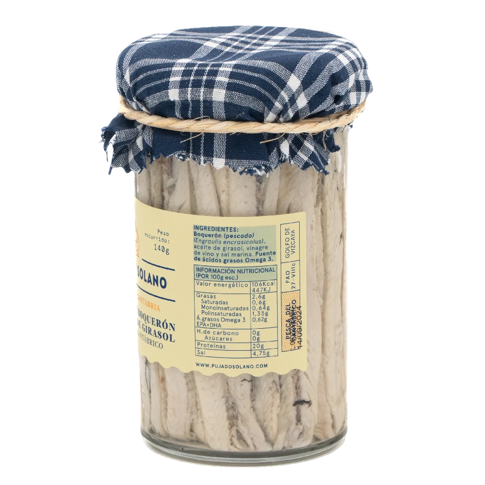 Tarro de Boquerones del Cantábrico "Marinero" (230 g)