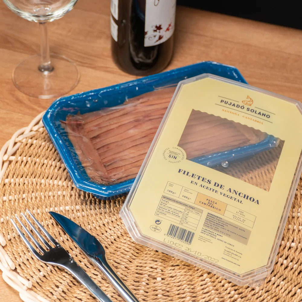 Tarrina de Anchoas del Cantábrico (550 g)