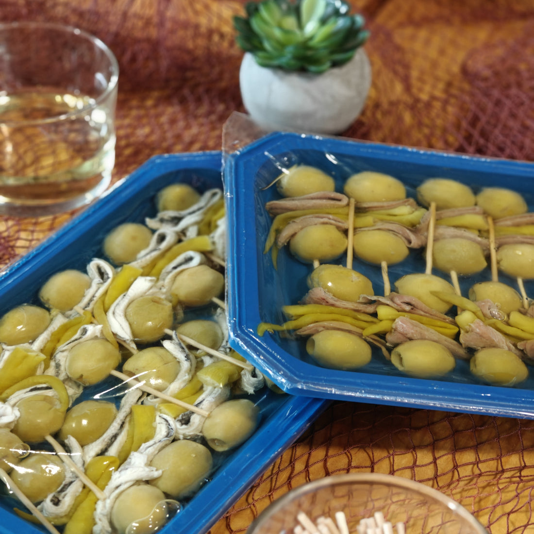 Tarrina de Gildas de Anchoa del Cantábrico (12 Piezas, 500 g)