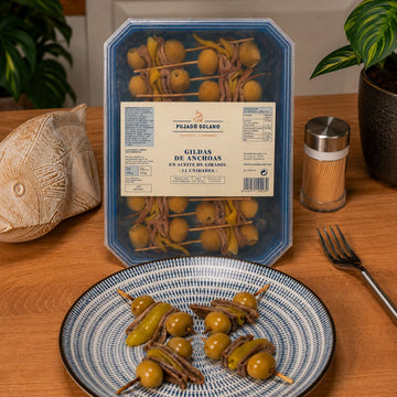 Tarrina de Gildas de Anchoa del Cantábrico (12 Piezas, 500 g)