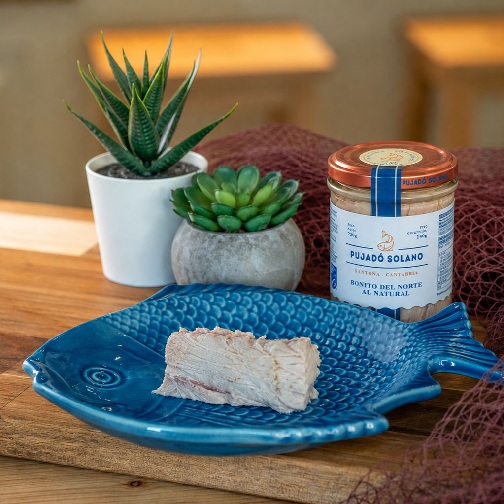 Tarro de Cristal de Bonito del Norte al Natural (210 g)