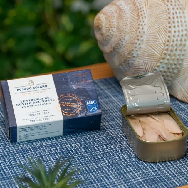 Lata de Ventresca de Bonito del Norte en Aceite de Oliva "Selección extra" (120g)