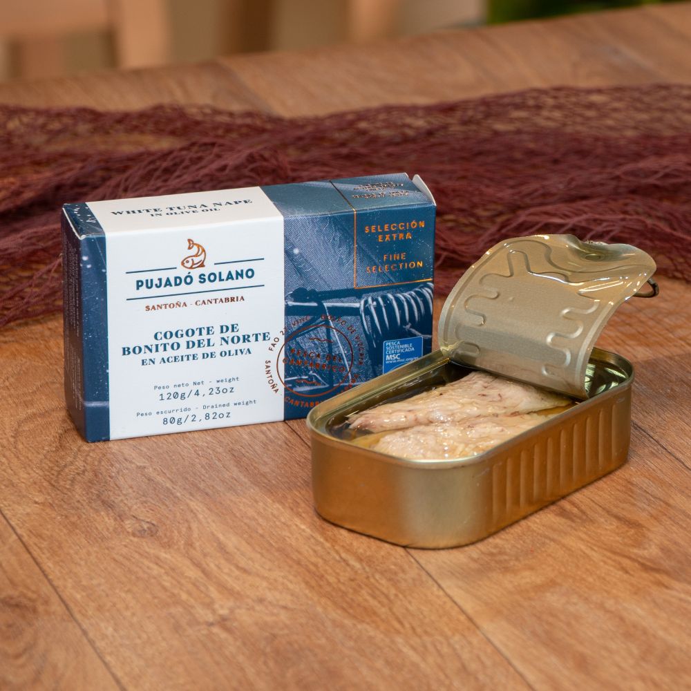 Can of Bonito del Norte Tuna Nape in Olive Oil "Extra Selection" (120g)