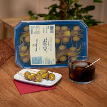 Tarrina de Gildas de Anchoa del Cantábrico (12 Piezas, 500 g)
