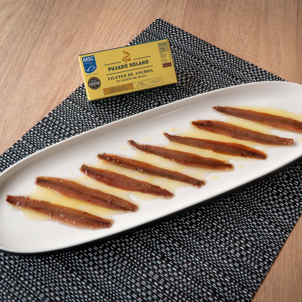Lata de Anchoas del Cantábrico en Aceite de Oliva (50 g)