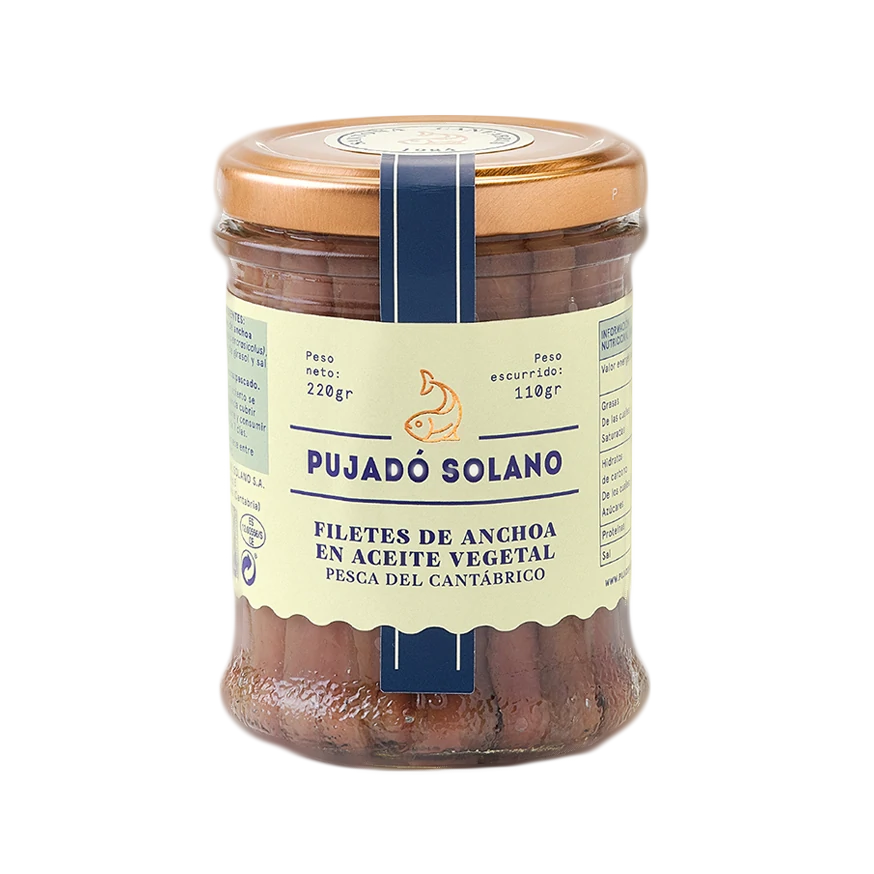 Tarro de Anchoas del Cantábrico ( 220 g)