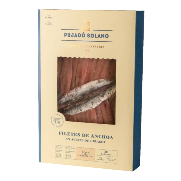 25 FILETES DE ANCHOA MARIPOSA frontal