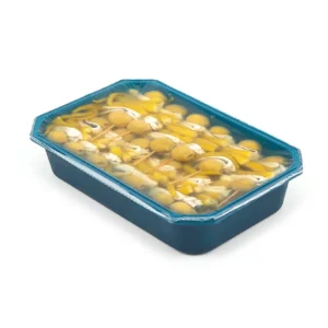 Jar of Cantabrian anchovy gildas in sunflower oil 24 pieces 500g