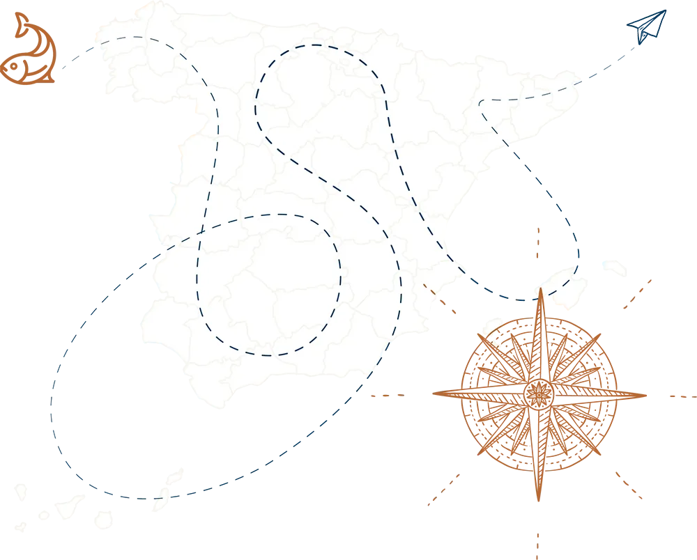 Mapa de la Anchoa Viajera